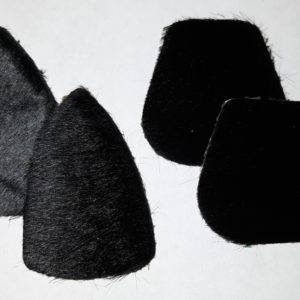 Calf Hair Side Plate and Rest Combo