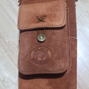 Big Jim's Suede Leather Back Quiver - Rustic Red