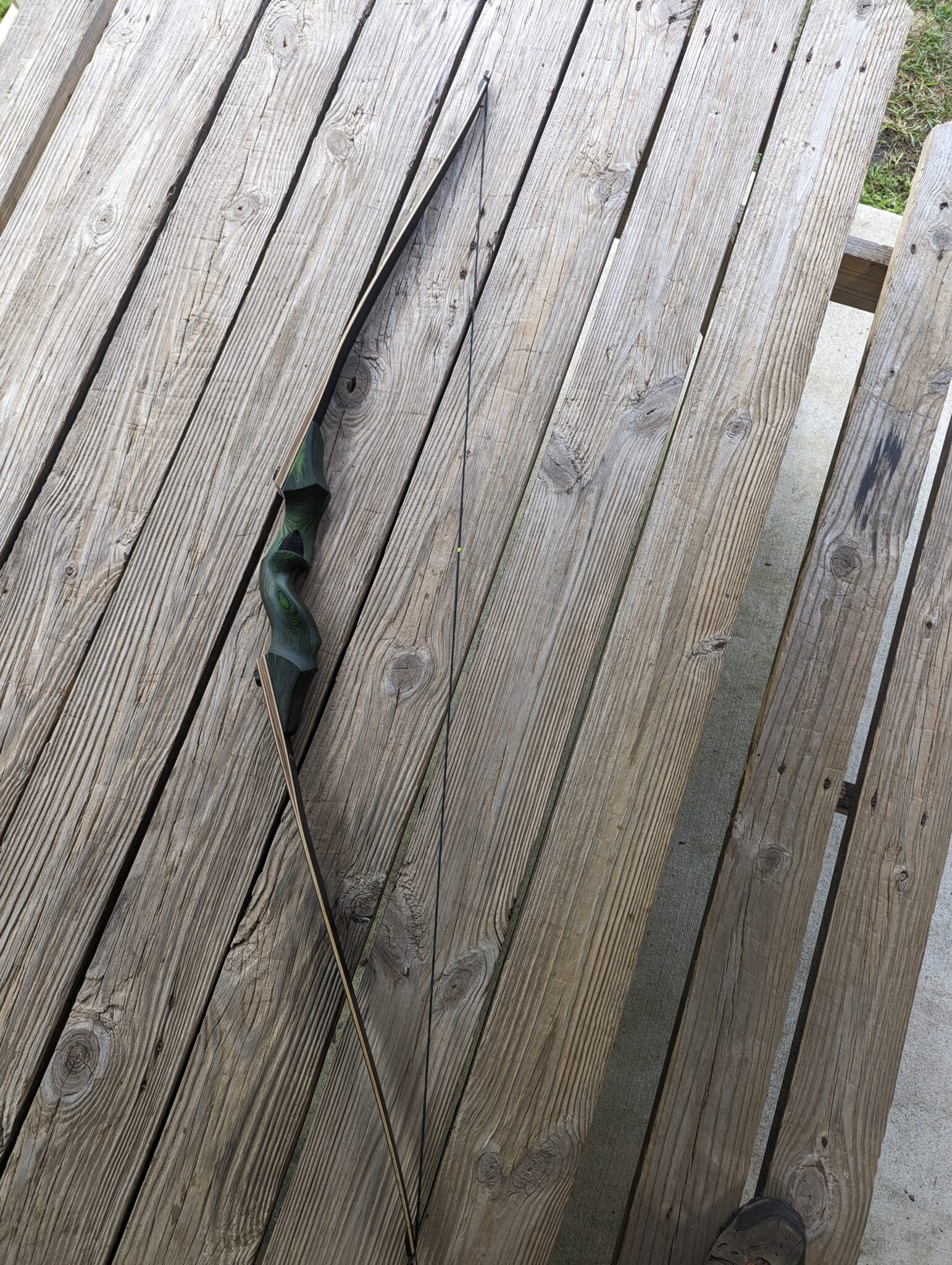 "Black Hunter Special" - 60" 3 Piece Takedown Long Bow