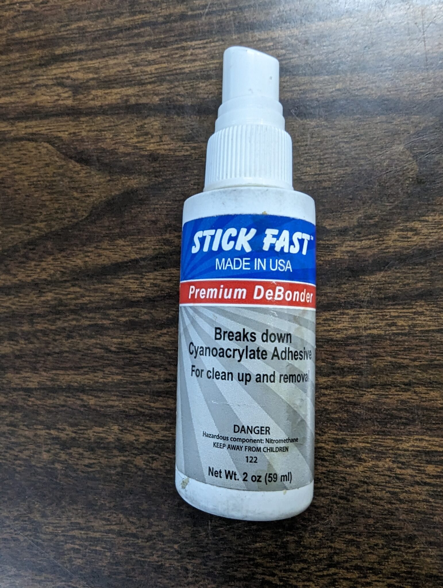 Stick Fast DeBonder Spray (2oz)
