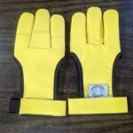 Big Jim's Leather Shooting Glove (Yellow Dyed)