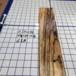 BLACK AND WHITE EBONY RISER BLOCK