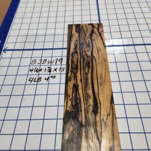 BLACK AND WHITE EBONY RISER BLOCK