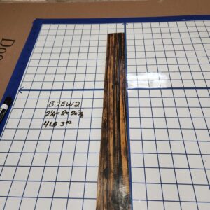 BLACK AND WHITE EBONY RISER BLOCK