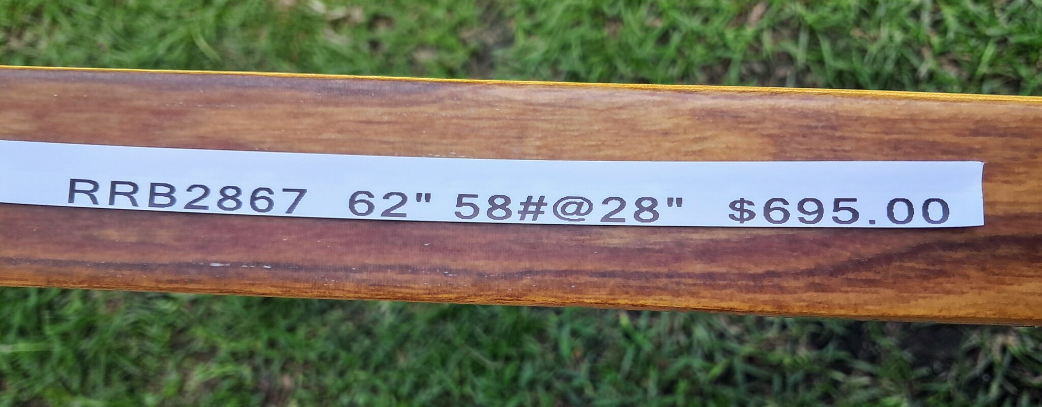 Cari-bow "Taiga" RH Recurve 3pc TD 62" 58#@28" - USED - RRB2867 $695 - Image 2