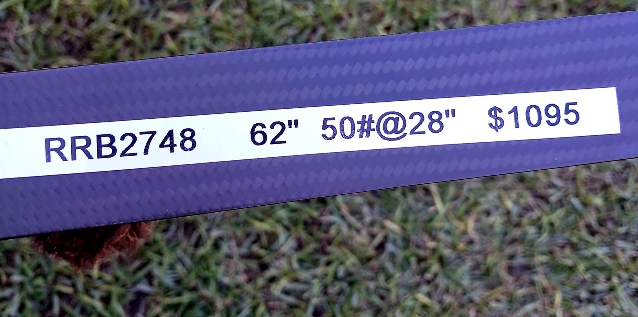 Stalker Stickbows "Wolverine" RH Recurve 3pc Takedown 62" 50#@28" -USED- RRB2748 $1095 Excellent Condition - Image 2