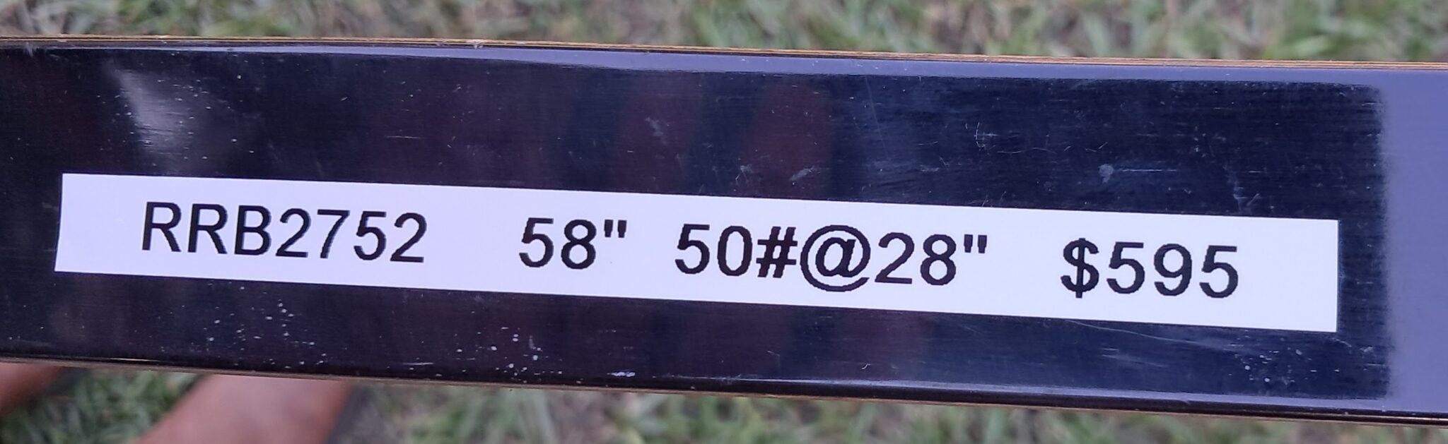 Bear Recurve 50#@28 RRB2752 - Image 8