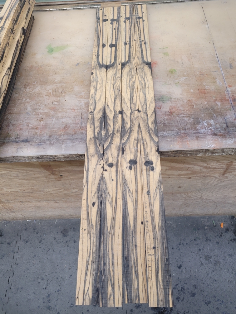 Black And White Ebony Veneers BWV2