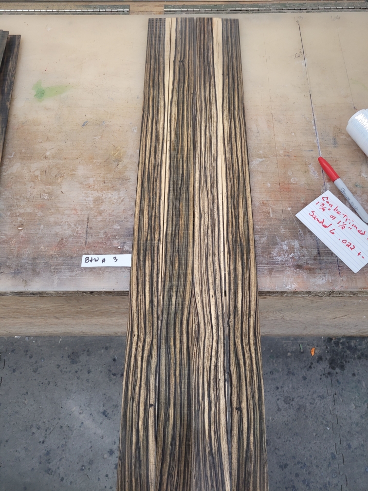 Black And White Ebony Veneers BWV3