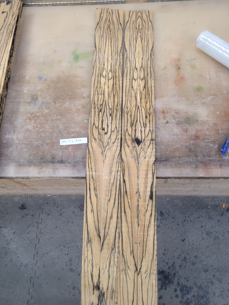 Black And White Ebony Veneers BWV6