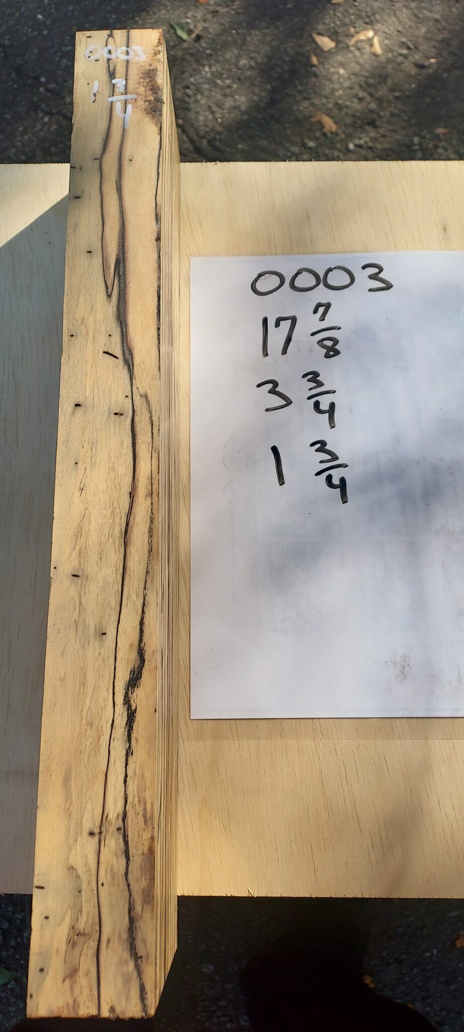 Black And White Ebony Riser Block BW03 - Image 2