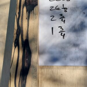 Black And White Ebony Riser Block BW38