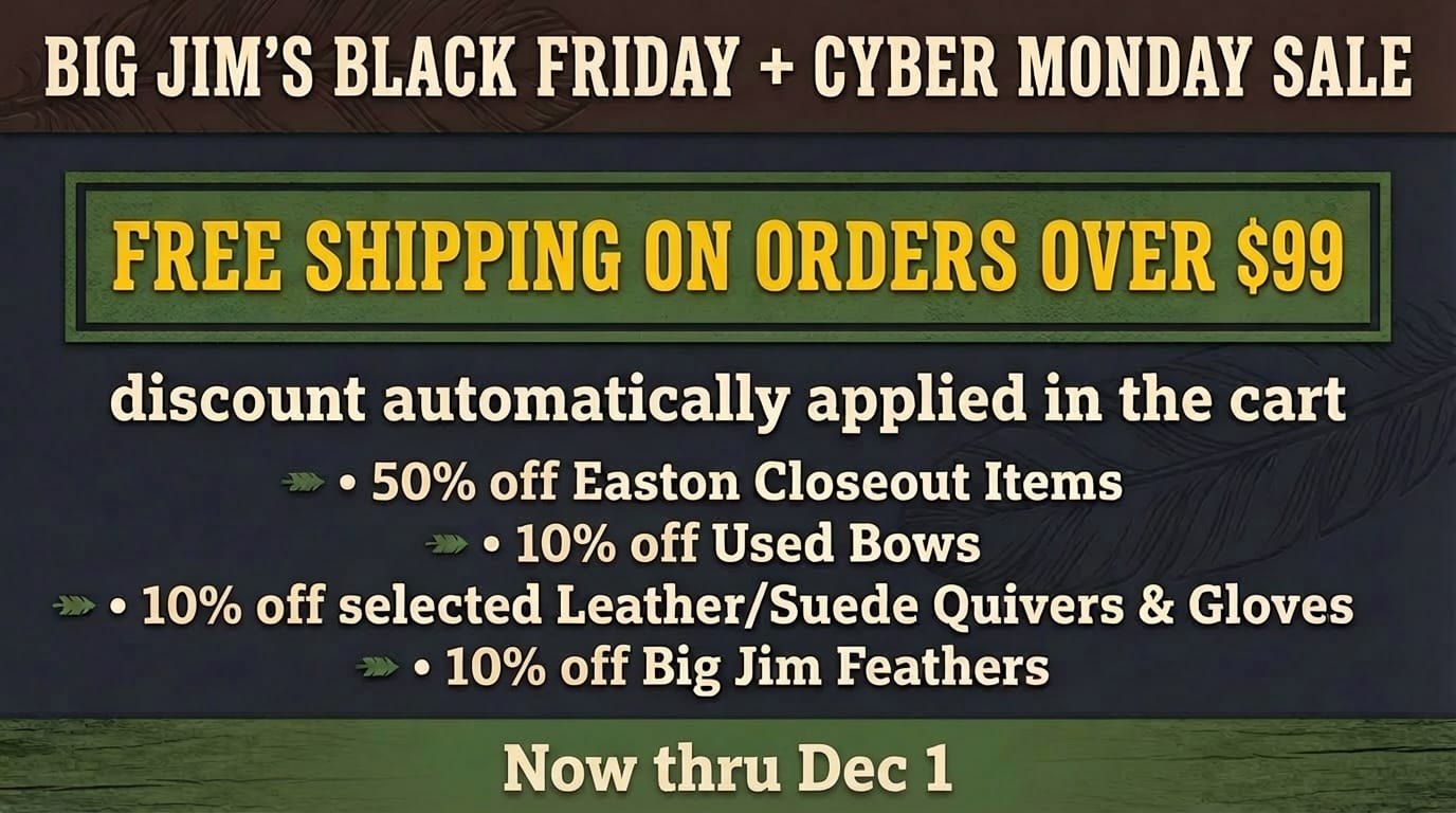 Big Jim's Black Friday Sale Banner