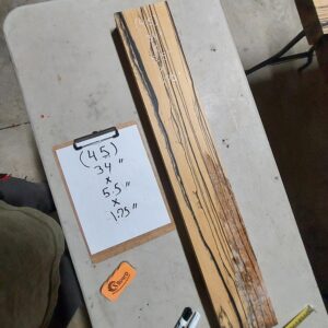 Black and White Ebony Riser Block BW45