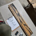 Black and White Ebony Riser Block BW47