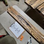 Black and White Ebony Riser Block BW48