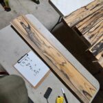 Balck and White Ebony Riser Block BW49