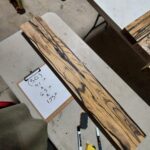 Black and White Ebony Riser Block BW50