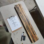 Black and White Ebony Riser Block BW51