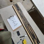 Black and White Ebony Riser Block BW53