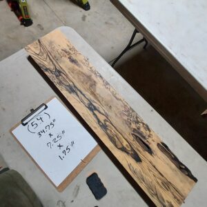 Black and White Ebony Riser Block BW54