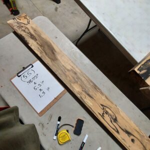 Black and White Ebony Riser Block BW55