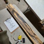 Black and White Ebony Riser Block BW56