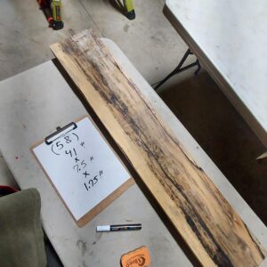 Black and White Ebony Riser Block BW58