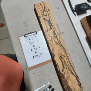 Black and White Ebony Riser Block BW61