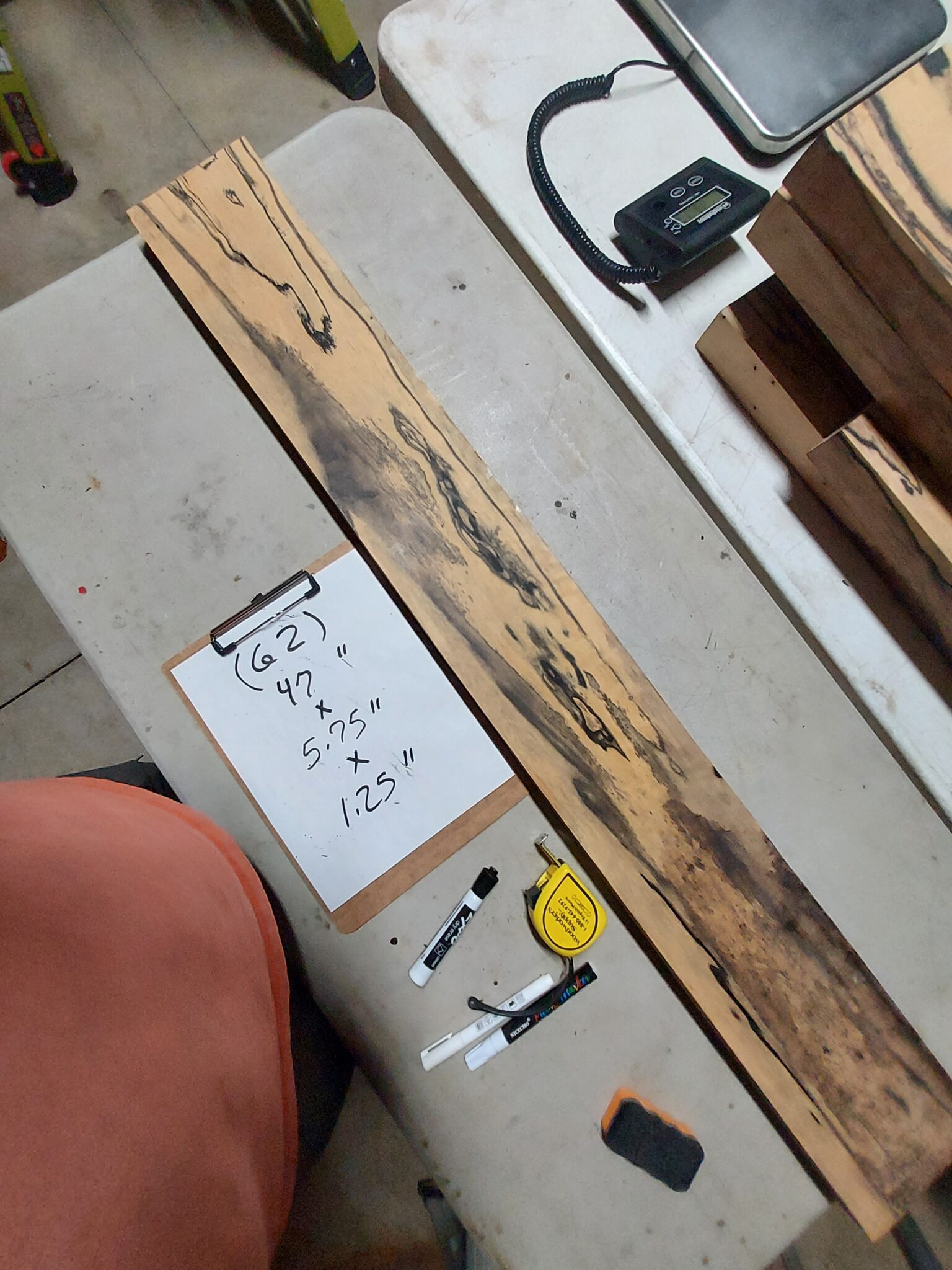 Black and White Ebony Riser Block BW62 - Image 3