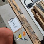 Black and White Ebony Riser Block BW63