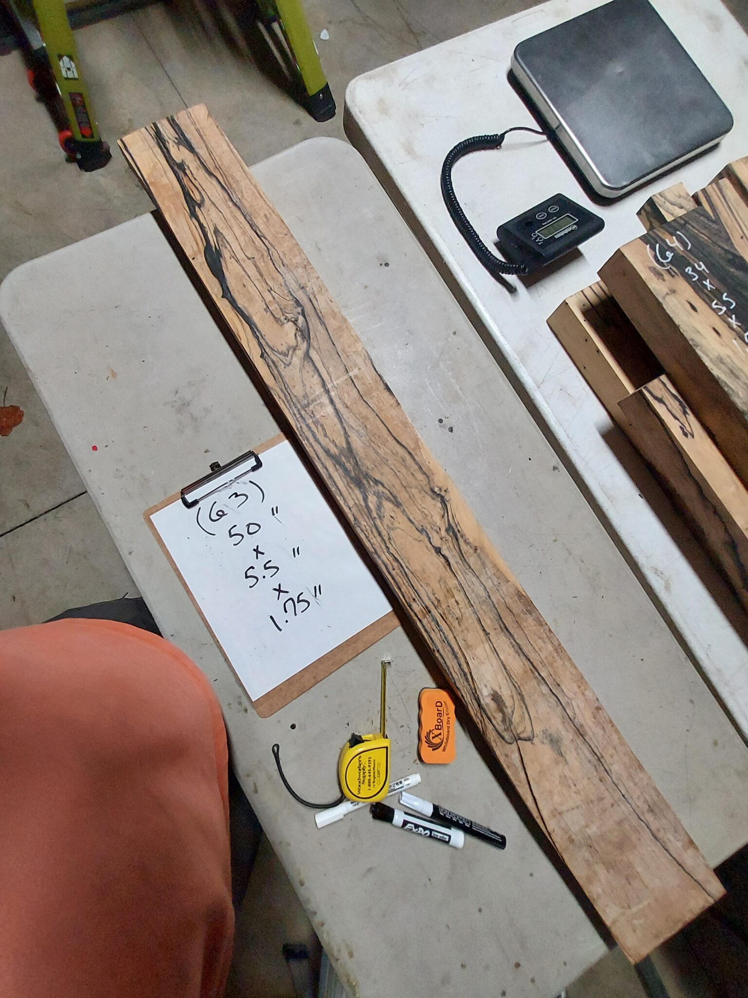 Black and White Ebony Riser Block BW63 - Image 3