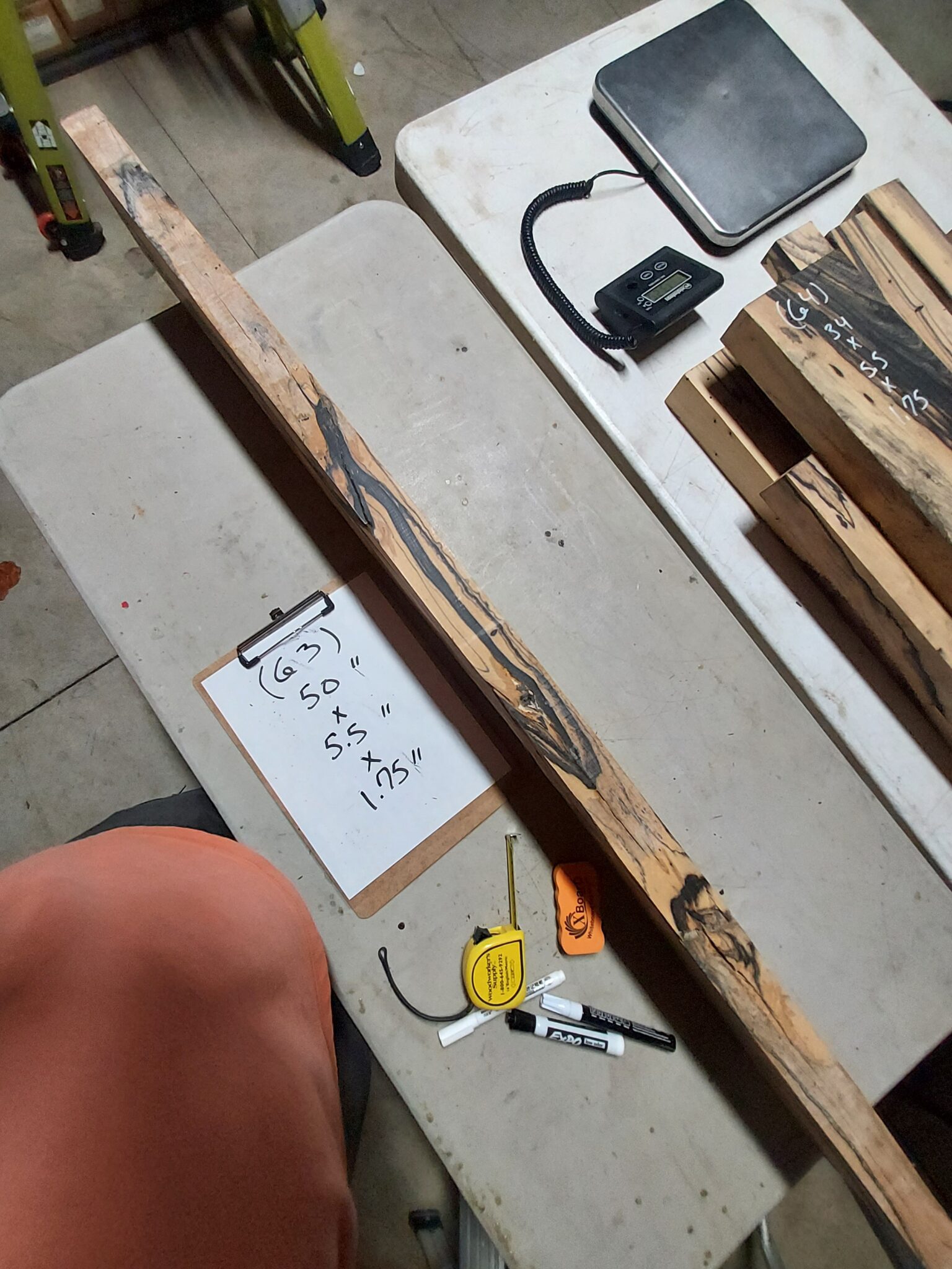 Black and White Ebony Riser Block BW63 - Image 4