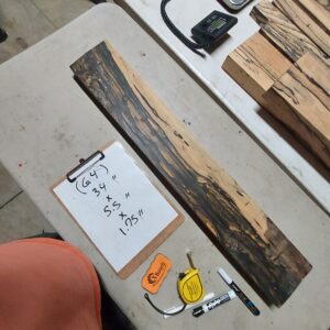 Black and White Ebony Riser Block BW64