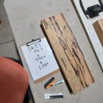 Black and White Ebony Riser Block BW65