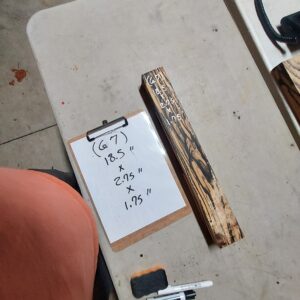 Black and White Ebony riser Block BW67