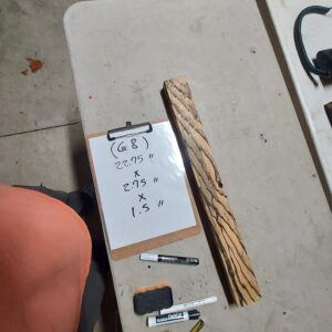 Black and White Ebony Riser Block BW68