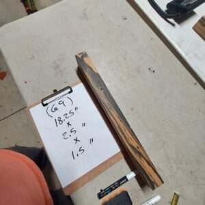 Black and White ebony Riser Block BW69