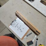 Black and White ebony riser Block BW70