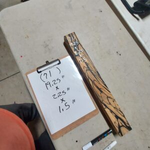 Black and White Ebony riser Block BW71