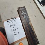 Black and White ebony Riser Block BW73