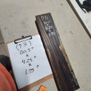 Black and White ebony Riser Block BW73