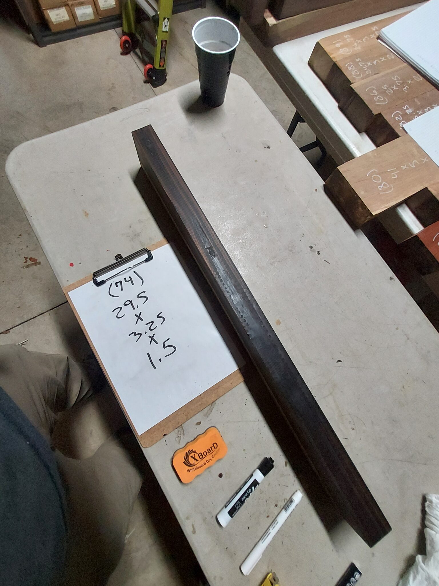 Black and White Ebony Riser Block BW74 - Image 2