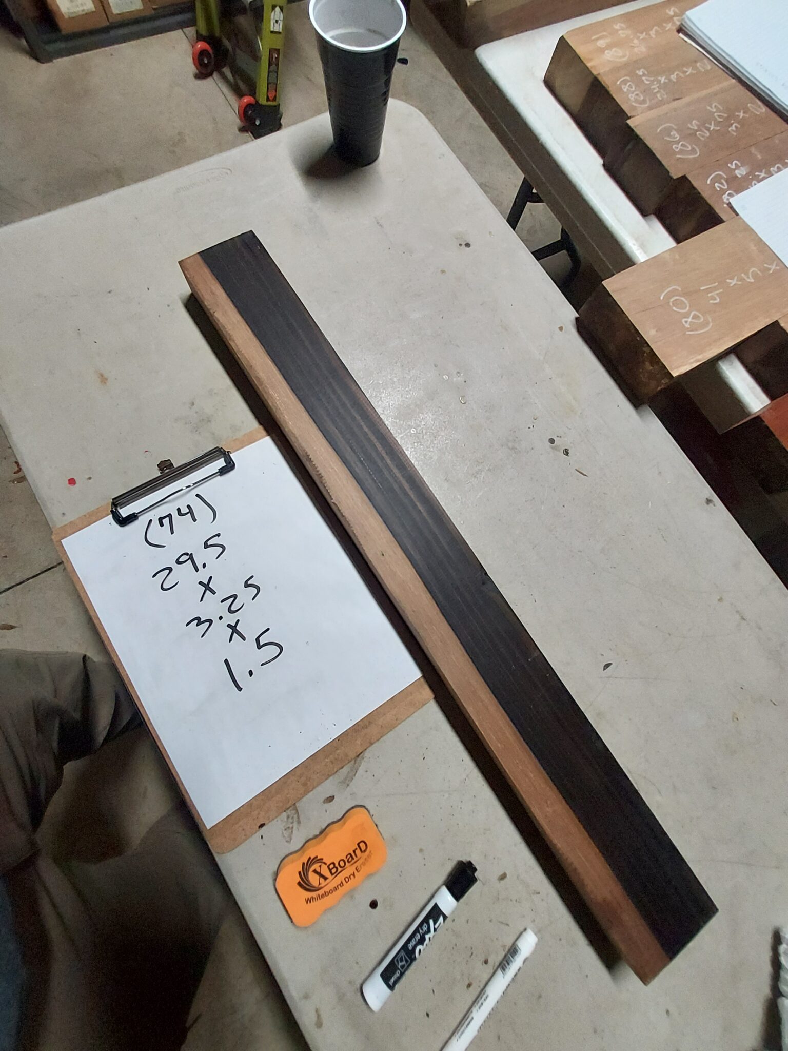 Black and White Ebony Riser Block BW74 - Image 3