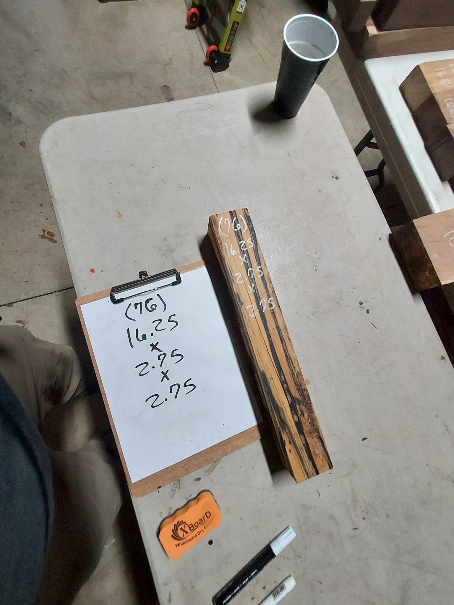 Black and White Ebony Riser Block BW76 - Image 2