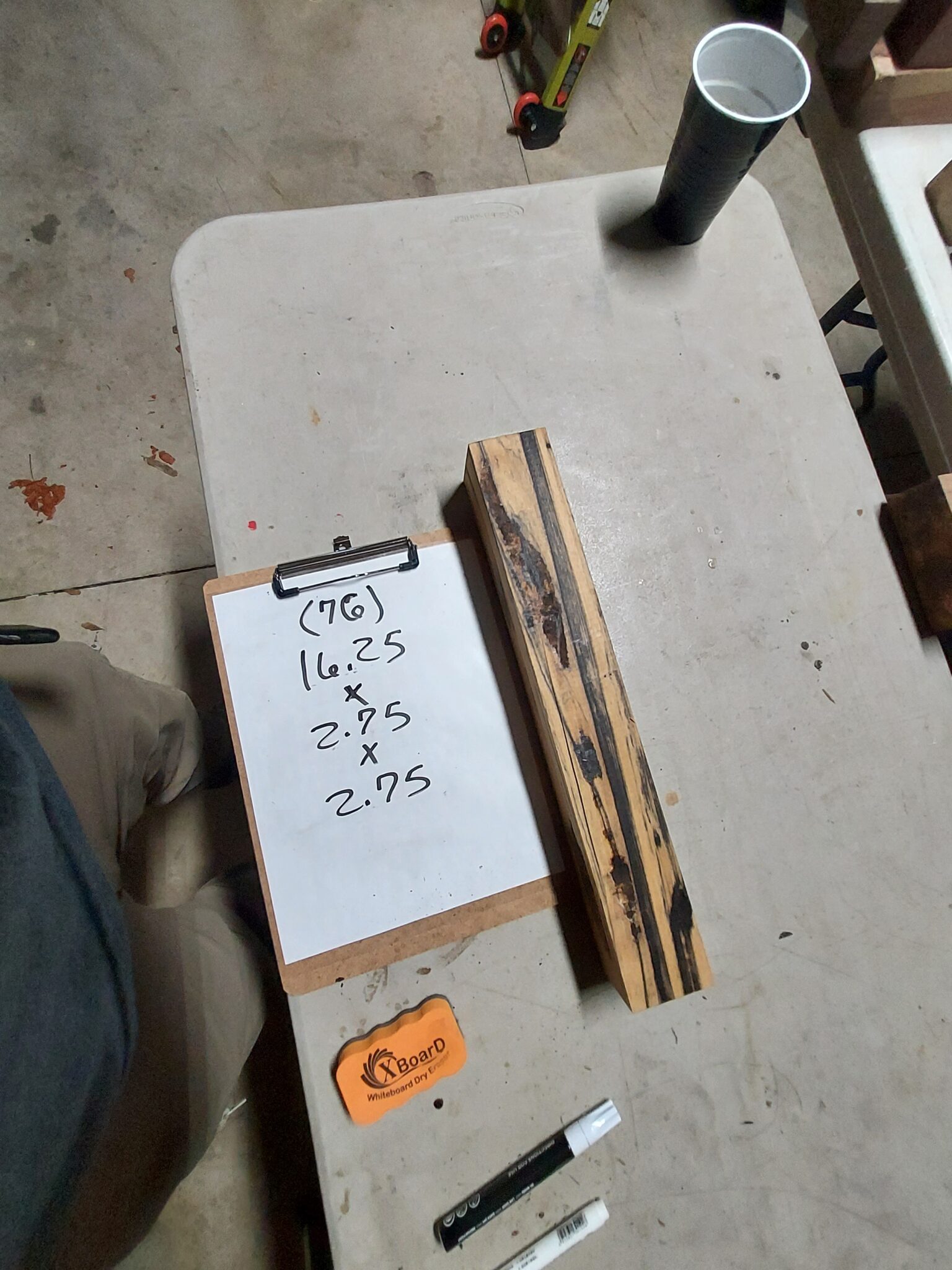 Black and White Ebony Riser Block BW76