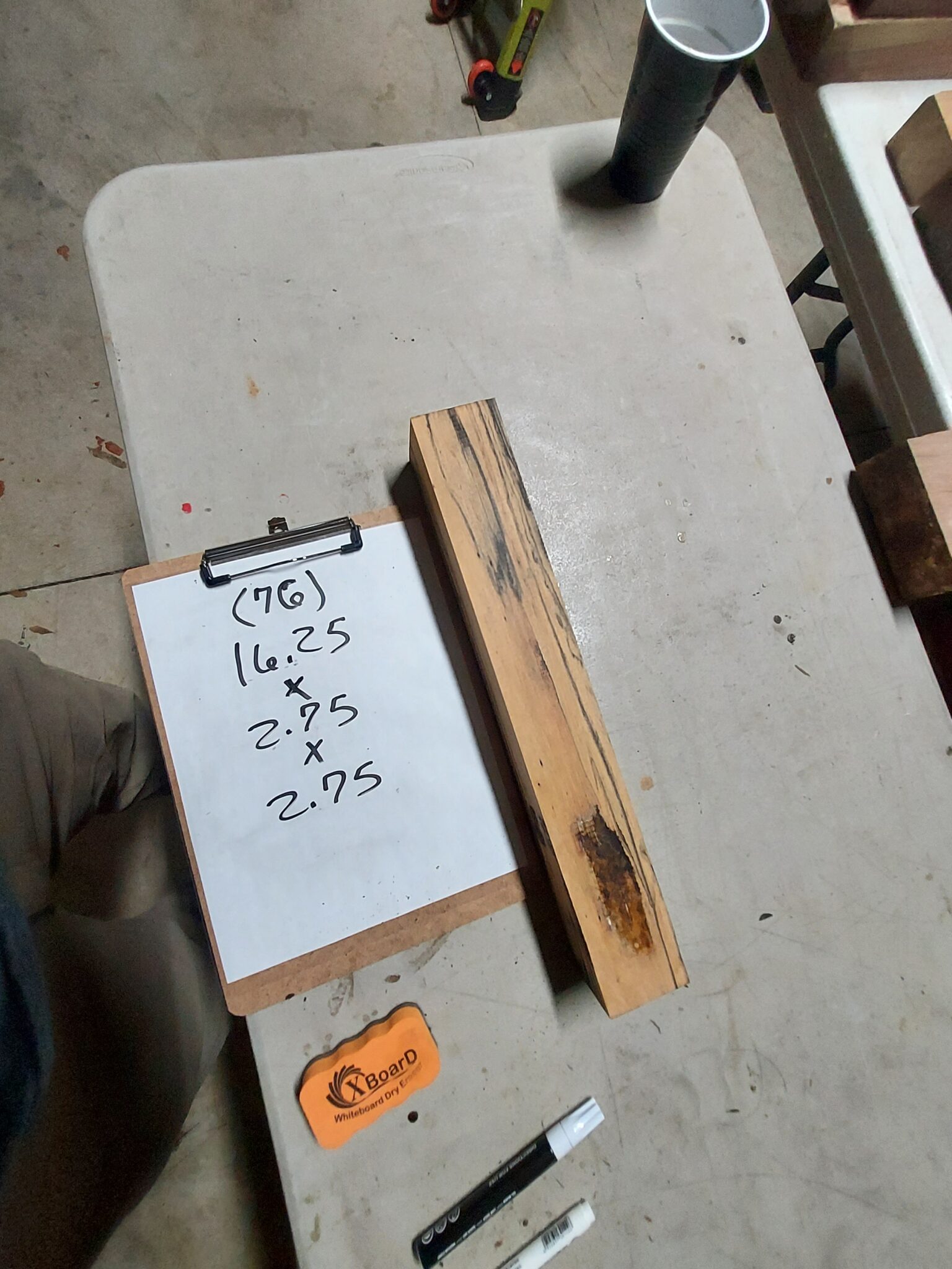 Black and White Ebony Riser Block BW76 - Image 3