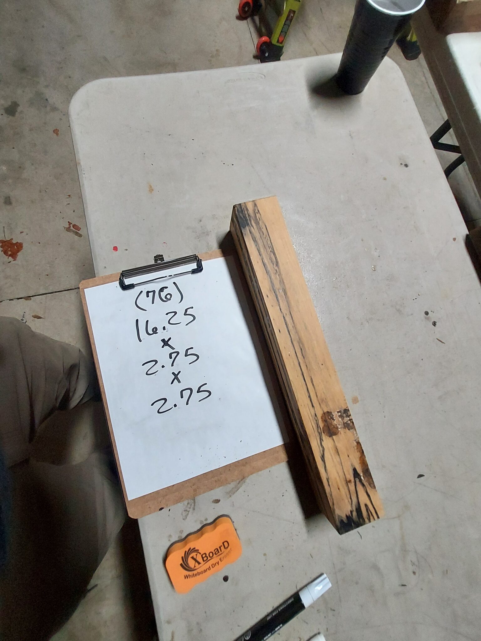 Black and White Ebony Riser Block BW76 - Image 4