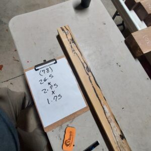 Black and White Ebony riser Block BW78