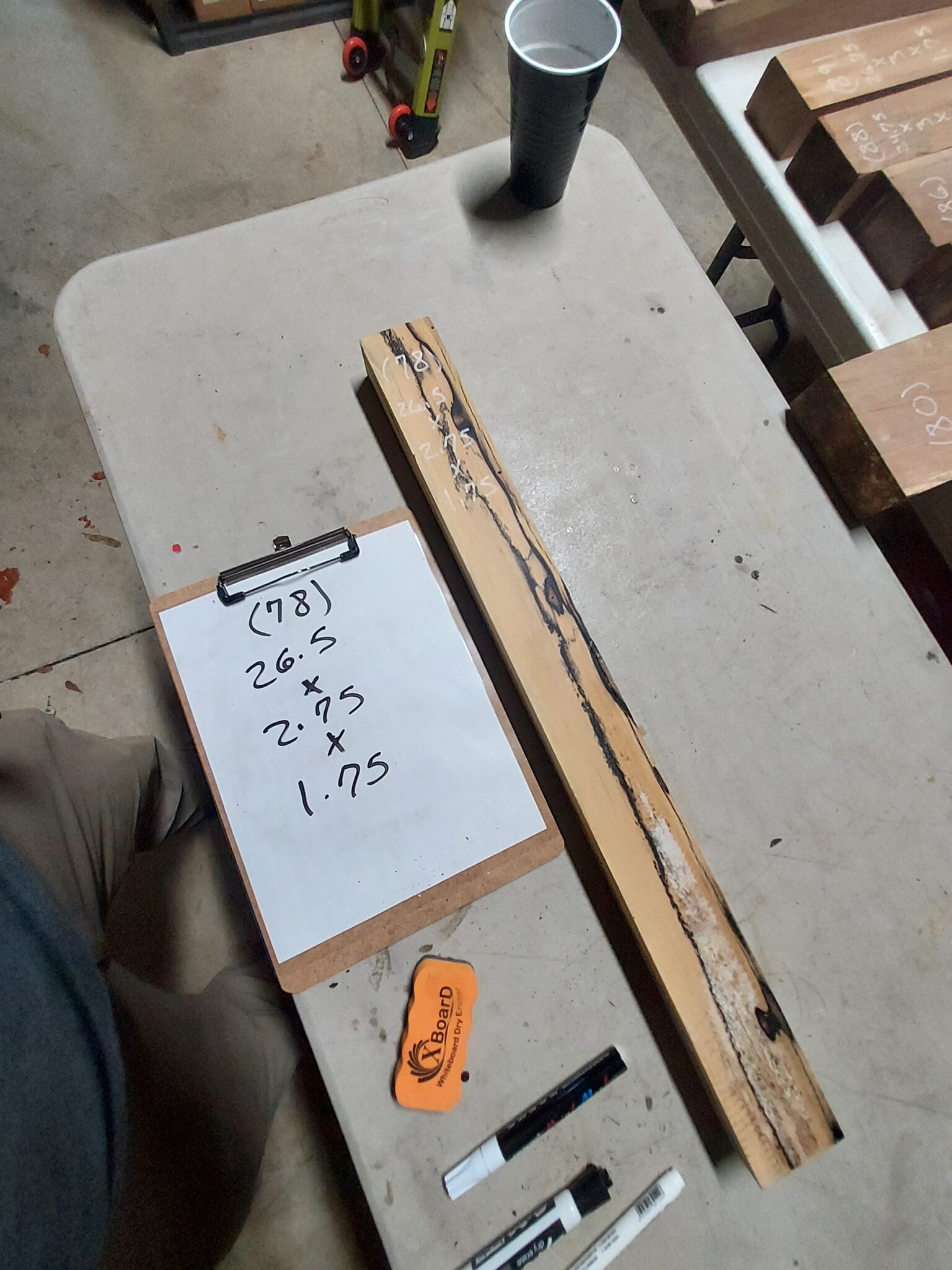 Black and White Ebony riser Block BW78